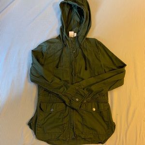 Green cargo jacket
